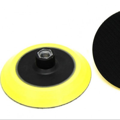 professional 5" PU adhevie back plate sanding pad for rotary polishing machine